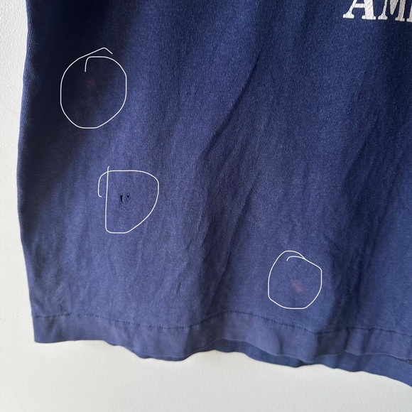 Vintage L We Build America Erector Builder Association Tshirt Grunge Distressed - Picture 4 of 8